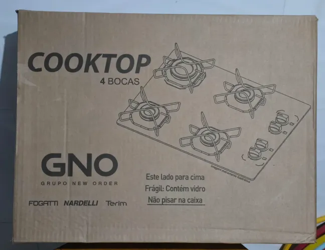 Cooktop Novo 4 Bocas
