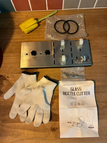 Cortador de garrafas de vidro - NOVO - completo