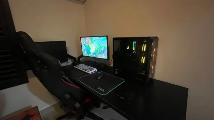 Setup Gamer Completo: CPU + Monitor + Cadeira + Mesa | Pronto pra Jogar