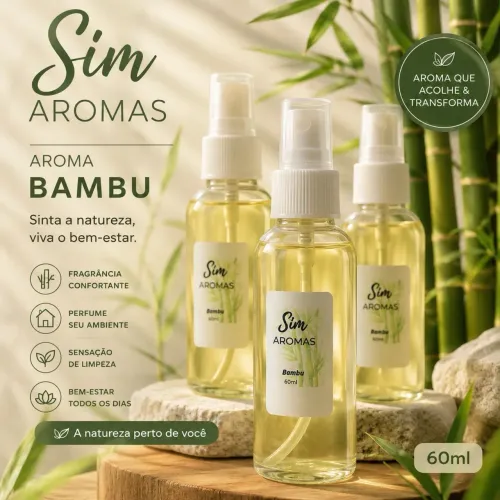 Aromatizador de Casa Carro Escritório spray de Bambu