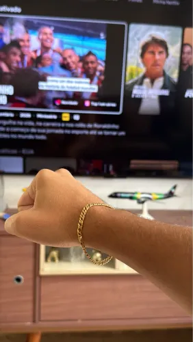 Pulseira Grumet ouro 18k 4.1g