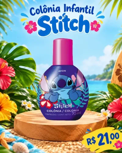 Colônia Infantil Stitch