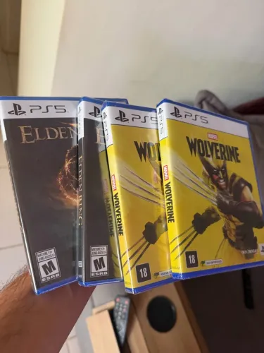 Jogo PS5 Wolverine/ Elden Ring (NOVOS E LACRADOS NÃO E USADO)