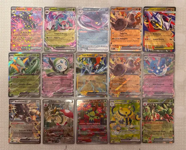 150 Cartas Pokémon com ultra raras e full art