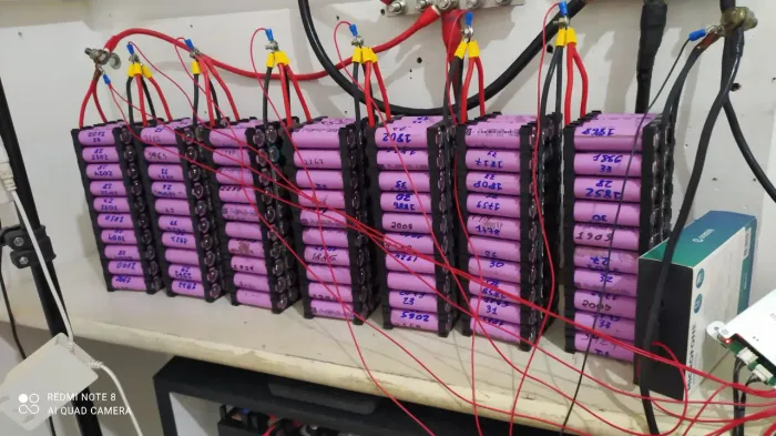 Bateria de lítio 7s 24 volts 