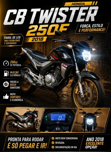 VENDO CB TWISTER 250f 2018
