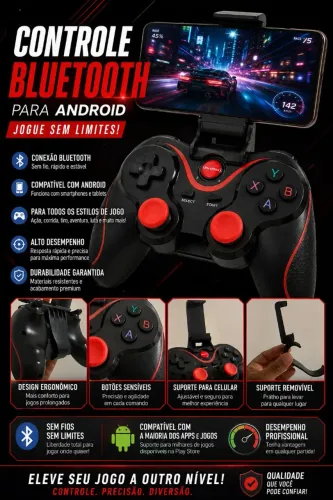 Controle de jogos via Bluetooth 