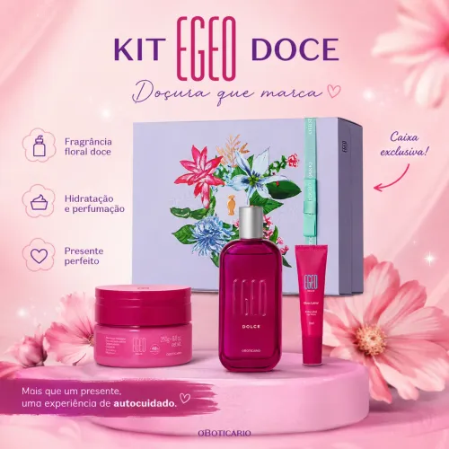 Kit Egeo doce Perfume