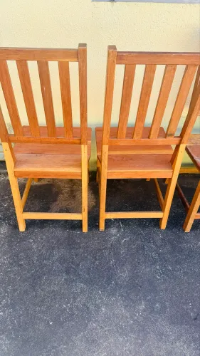 Cadeiras de Madeira Rustica