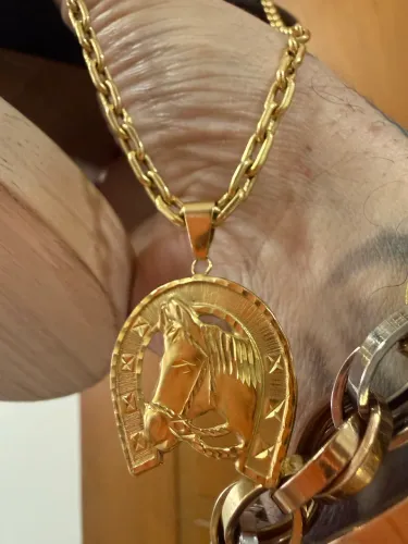 Corrente de ouro 18k 14,88g nova garantia eterna certificado loja física