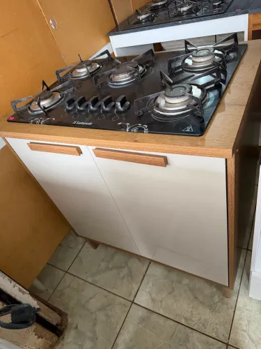 Balcão novo + Fogao coktop