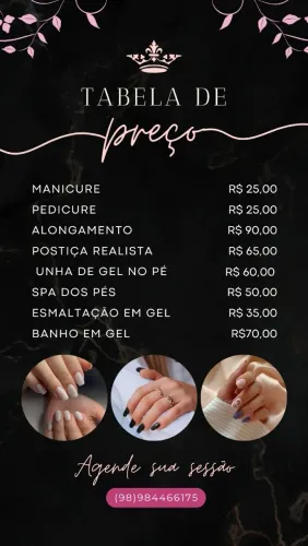 Manicure pé de cure