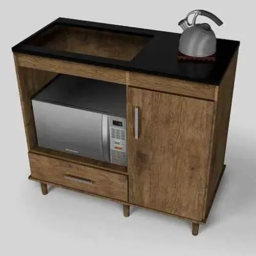 Balcão Duplo Para Cooktop e Espaço Para Forno Novo Pronta Entrega