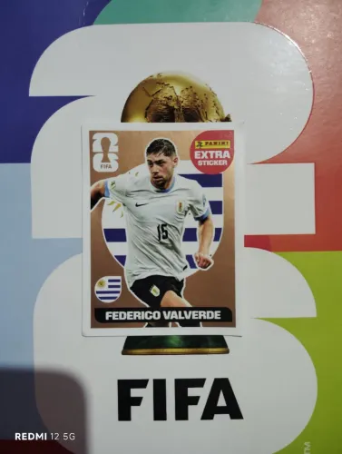 Figurinha Panini Extra Sticker Valverde Bronze Oficial Perfeita