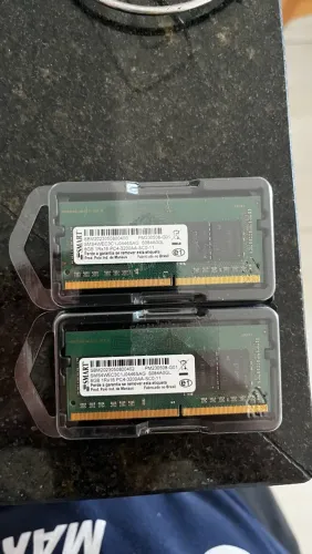 2 Memórias RAM 8GB DDR4 3200MHz Notebook - Originais Dell (16GB)