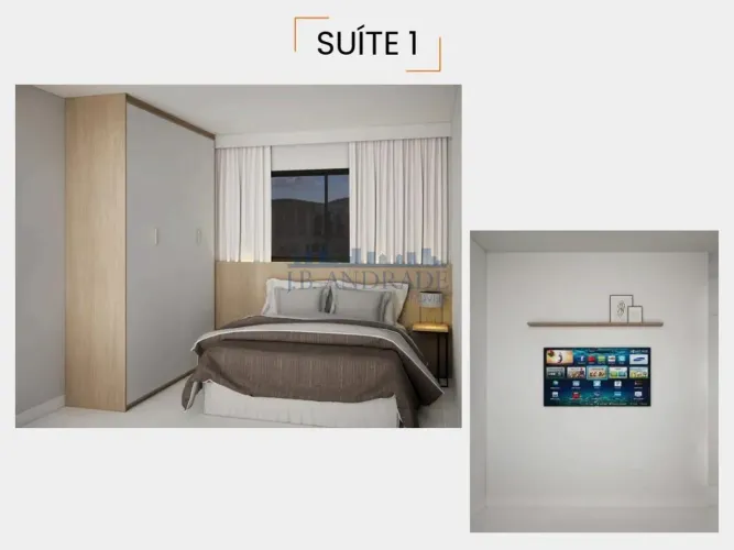 Jardim Oceânico | Apartamento 2 quartos, sendo 2 suites