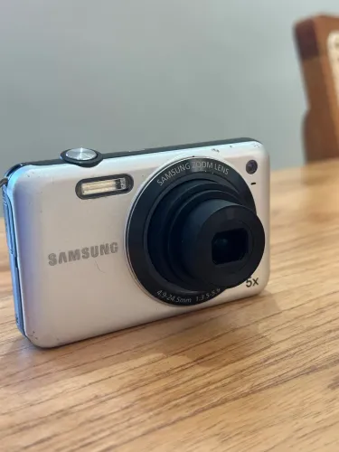 Câmera digital estilo cybershot Samsung es73 12mp cinza