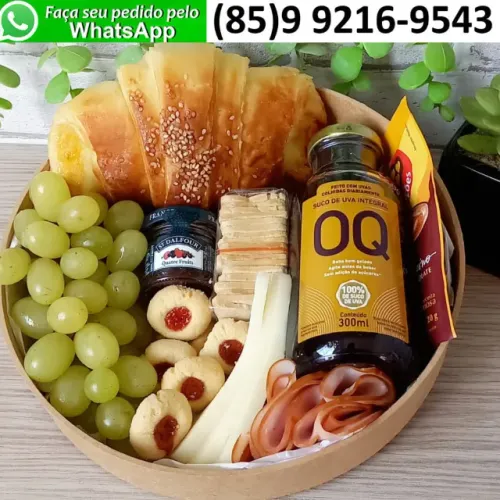 Cestas de Café da Manhã de Luxo Produtos Premium de Alta Qualidade