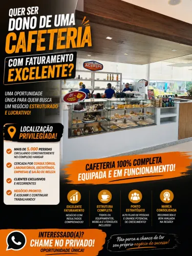 Cafeteria a Venda 