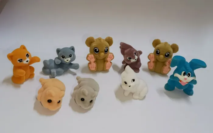 9 Bichinhos de Veludo Coleção Kinder Ovo 2018