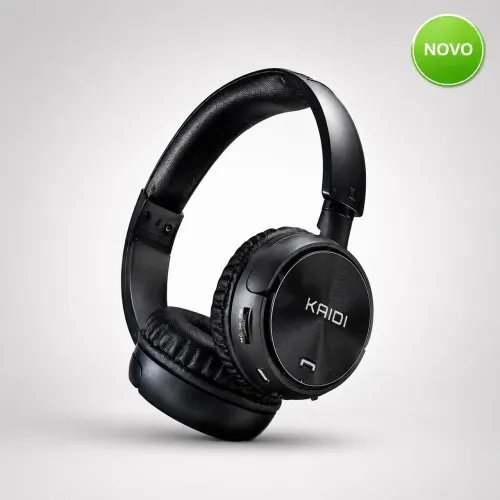 Headphone Bluetooth Kaidi KD-750 Sem Fio Dobrável Hi-Fi Novo
