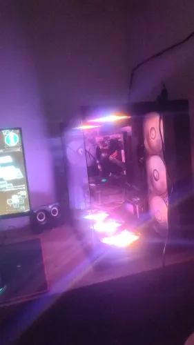 Kit gamer gabinete, placa mãe, processador e memória
