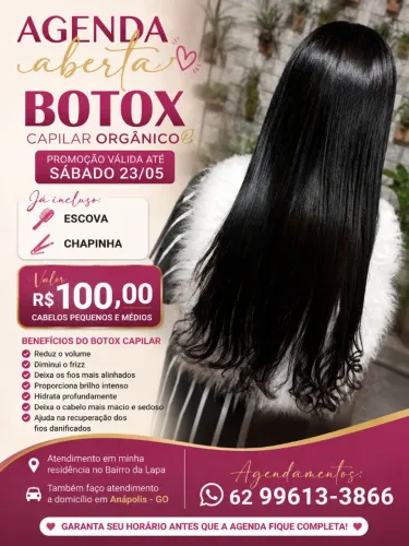Botox capilar orgânico 
