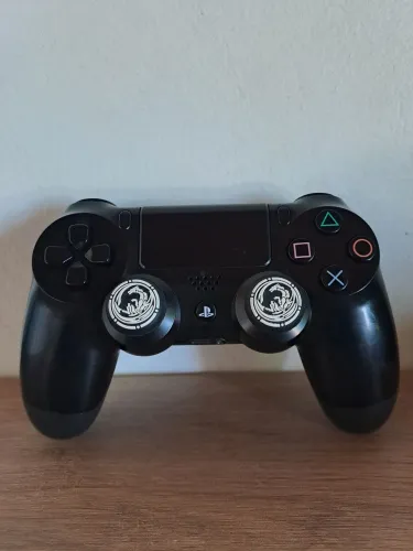 Controle PS4 cor Black Piano Original