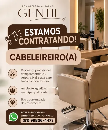 Vaga para Cabeleireiro (a)