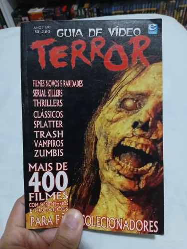 Livro guia de video terror vhs splatter trash vampiros zumbis serial killers mortos vivos