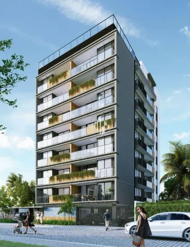 Apartamentos com 02 e 03 quartos à 200m da Praia de Camboinha