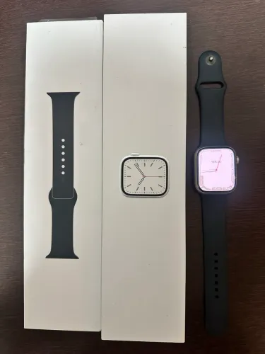 Apple Watch Série 7 Aço Inoxidável 45mm