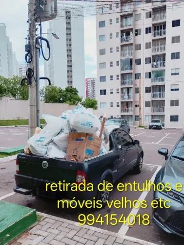 Retirada de entulhos móveis velhos*