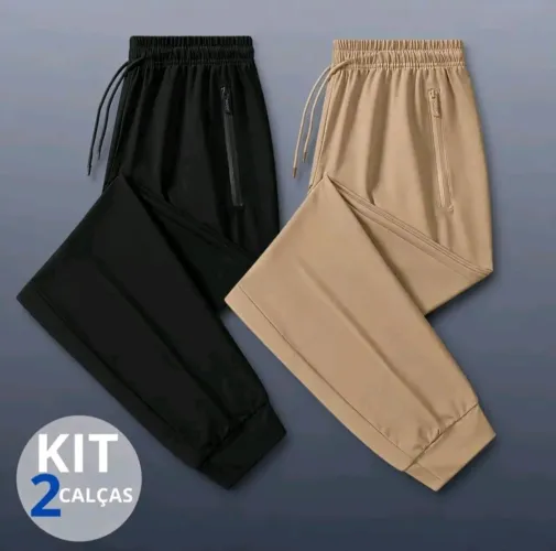 KIT COM 2 CALÇAS DRY FIT - TAMANHO P