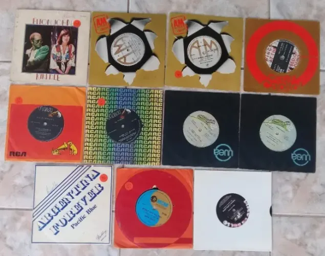 Elton John/The Brothers Johnson/Erb Alpert/Wings+7 compactos vinil(pacote)