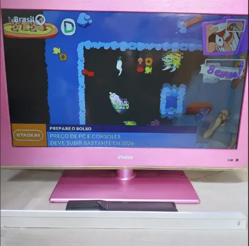 tv philco 24 fullh hd rosa perfeita