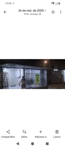 Cobertura com tesouras d Metalon e telha galvanizado