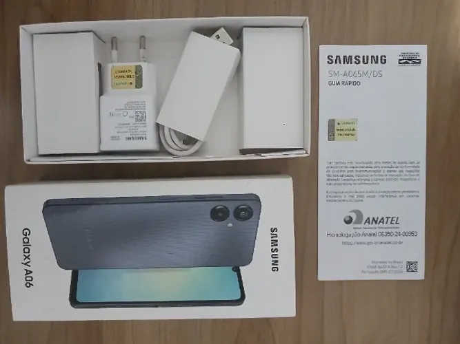 Galaxy A06 128GB armazenamento 4GB de RAM (SM-A065M/DS)
