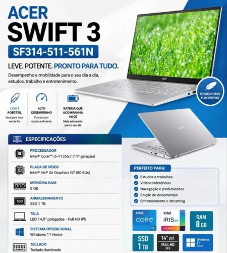 Acer Swift 3 - Ultra fino 