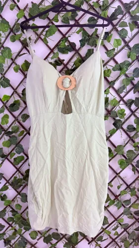 Vestido verde claro