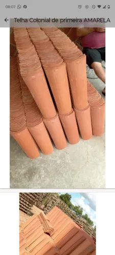 Telhas de Primeira Amarela em Promoção