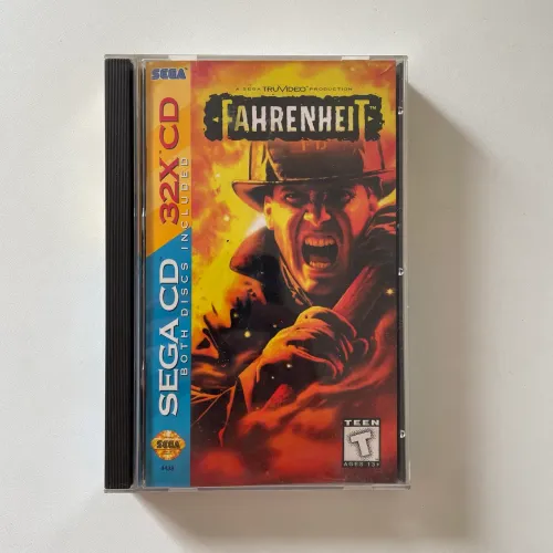 Fahrenheit- Sega CD 32x Mídia Física Original