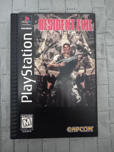 Resident Evil 1 PS1 Original Long Box Americano!
