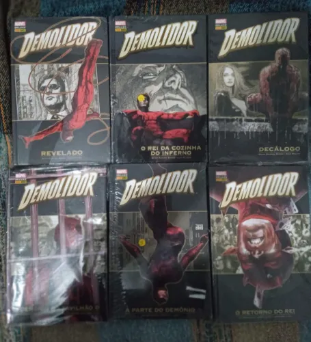 *MARVEL DELUXE DEMOLIDOR COLEÇÃO COMPLETA em 6 volumes