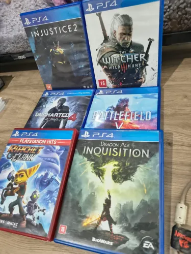 Kit 6 jogos de PS4 original