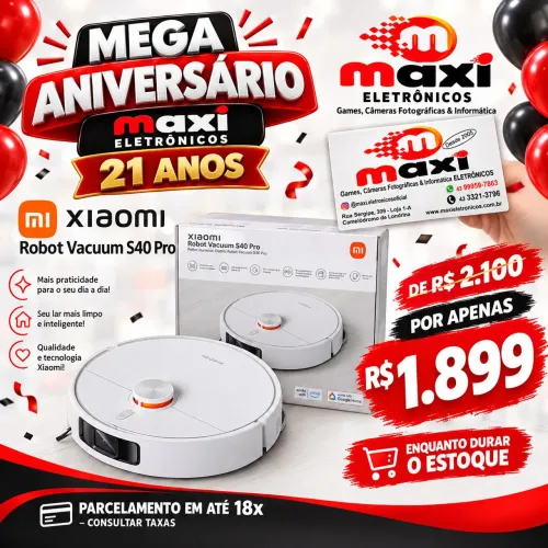 ROBÔ XAIOMI S40 PRÓ 