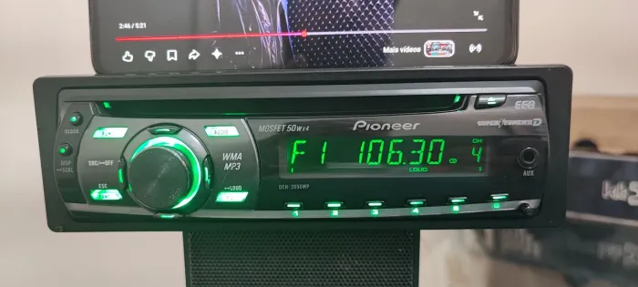Radio Cd Pioneer Deh-2050mp Bluetooth Lindo