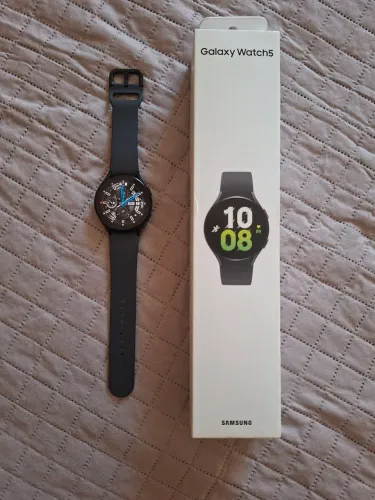 Galaxy Watch 5 44mm Caixa Preto Pulseira Preto usado