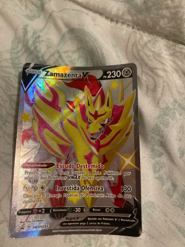 Carta Pokémon zamazenta 