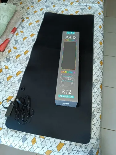 Mousepad gamer RGB 90x40cm